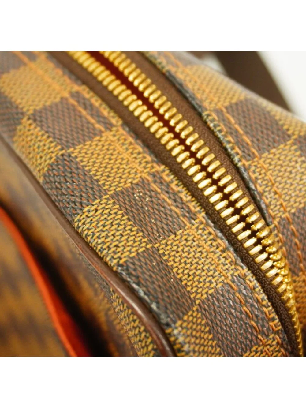 Louis Vuitton Shoulder Bag Damier Olaf PM Ebene